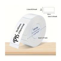 Nešiojamas termo etikečių spausdintuvas,  15-30 mm baltas