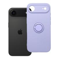 SILIKONINIS ŽIEDAS dėklas telefonui IPHONE 17 Air violetinis
