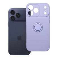 SILIKONINIS ŽIEDAS dėklas telefonui IPHONE 17 Pro Max violetinis