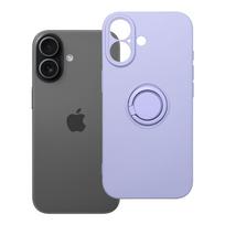 SILIKONINIS ŽIEDAS dėklas telefonui IPHONE 17 violetinis