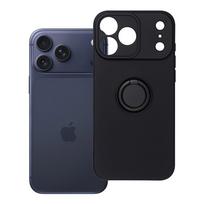SILIKONINIS ŽIEDAS dėklas telefonui IPHONE 17 Pro Max juodas