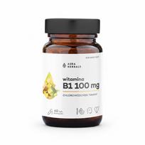 AURA HERBALS Vitaminas B1 100 mg, tiaminas - 60 kapsulių