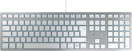 Cherry TAS KC 6000 C FOR MAC Corded DE-Layout silver/white