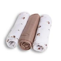 Vystyklai BAMBOO BabyMatex BEARS-3 vnt