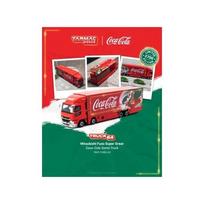 Tarmac Modeliukas 1/64 Mitsubishi Fuso Super Great *Coca-Cola Santa Truck*, red (yra Sandėlyje)