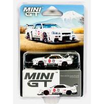 Mini GT Modeliukas 1/64 2024 Nissan Skyline GTR (R34) Super Silhouette Athlete/Collet, white (yra Sandėlyje)