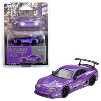 Mini GT Modeliukas 1/64 Toyota Supra MK4 (A80) Top Secret GT-300, Top Secret purple (yra Sandėlyje)