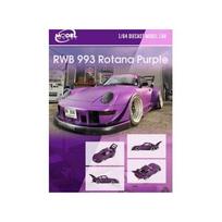 ModelModel Modeliukas Porsche RWB 993 Rotana, purple (yra Sandėlyje)