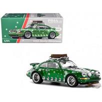 Pop Race Limited Modeliukas Porsche Singer *2023 Christmas Edition*, metallic green