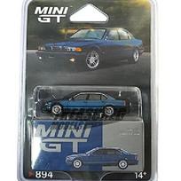 Mini GT Modeliukas 1/64 1998 BMW IL (E39) Sorrento, blue metallic