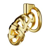 SuperLove Savage Chastity Cage Set Gold
