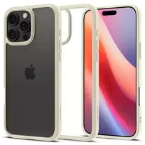 Spigen Crystal Hybrid, mute beige - iPhone 16 Pro Max