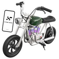 Vaikiškas elektrinis motociklas Hyper Gogo Pioneer App, žalia sp.
