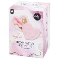 CRAFT&CO dekoratyvinio liejimo rinkinys – papuošalų dėžutė „Širdis“