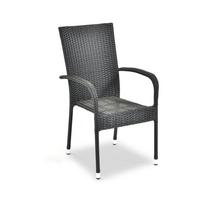 Juoda sodo kėdė iš dirbtinio ratano Bonami Essentials Paris