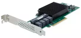 ATTO 16-Port Internal 12Gb SAS/SATA to x8 PCIe 4.0 Host Bus Adapteris Low