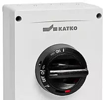 Mto Electric As „Katko“ saugos jungiklis 3P - 32A pilkas/juodas