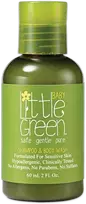 Little Green Little Žalias Little Žalias BABY Šampūnas & Kūno prausiklis šampon a sprchový gel v jednom pro děti 0-3 60 ml