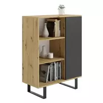 Komoda FONDI Oak artisan juodas
