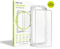 Alza Mobile Origin EasyGlass su aplikatoriumi iPhone 17e/16e/14/13/13 Pro