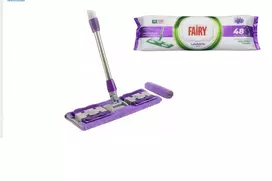 Mop šluota su FAIRY servetėlėmis 50vnt