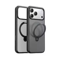 Dėklas Torras Ostand Q3 Spin, juodas – iPhone 17 Pro Max