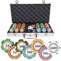 Pokerio žetonų rinkinys Monte Carlo (300 žetonų)