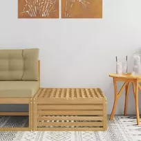 Lauko pakojis Kietos akacijos mediena Balta 79 x 79 x 37 cm