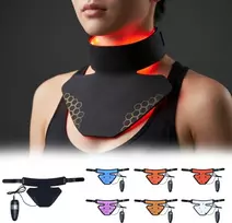 LED Infrared Light Therapy Neck & Neckline Mask inSPORTline Rademis 2,500 mAh