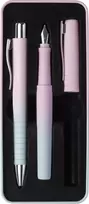 Rinkinys Faber-Castell Poly Ball Blushing Sky tušinukas + plunksnakotis