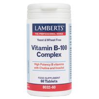 LAMBERTS Vitamin B-100 Complex 60 Tablets