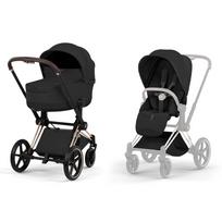 Vežimėlis CYBEX  Priam V5  Sepia Black/Frame Rose Gold 2in1