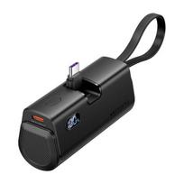 Atsarginis maitinimo šaltinis ("Power Bank") Vention Powerbank 4800mah 22.5w Led Usb-c Lightning Juodas