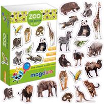 Magnetukai Maksik Zoo MV, įvairių spalvų, 19 vnt.