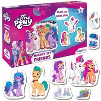 Magnetinis žaislas Lean Toys My Little Pony Friends, įvairių spalvų, 21 vnt.