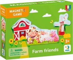 Magnetinis žaidimas Dodo Farm Friends, įvairių spalvų, 8 vnt.