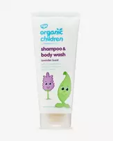 Ekologiškas vaikų šampūnas ir kūno prausiklis, Levandų aromatas, 200 ml, Žalias PEOPLE