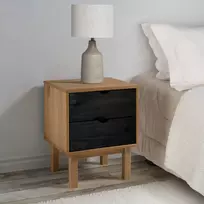 Naktinis staliukas OTTA Juoda 45 x 39 x 57 cm