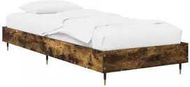 Lova Lovos rėmas Dūminio ąžuolo 80 x 200 cm Apdirbta mediena
