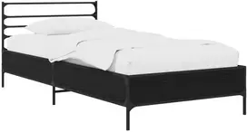 Lova Lovos rėmas Juodojo ąžuolo 80 x 200 cm Apdirbta mediena