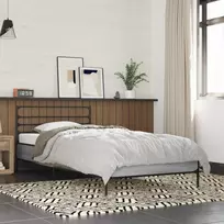 Lova Lovos rėmas Pilka Sonoma 80 x 200 cm Apdirbta mediena