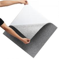 Kiliminės plytelės, 61x61x0.5 cm, šviesiai pilka, savaime prilimpanti grindų danga