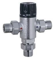 AQUA HEATING TRIJŲ KRYPTIŲ TERMOSTATINIS MAIŠYMO VOŽTUVAS 3/4" - SRIEGINIAI JUNGTYS