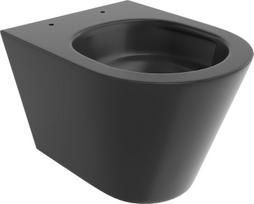 Mexen Rico WC dubuo be ratlankio Tornado, juodas matinis - 3372XX85T, 48x36x37 cm