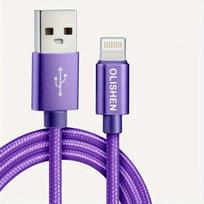 Greito įkrovimo USB laidas,  Violetinė