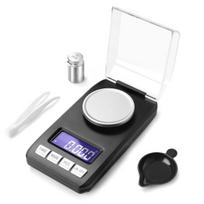 Virtuvinės svarstyklės Tikslus svoris, 0.001g/50g, miligramų svarstyklės, su etaloniniais svoriais