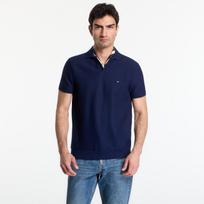 Tommy Hilfiger Jonny Collar Texture Reg Polo Tee Carbon Navy - Dydis L (MW0MW43278 DCC Marškinėliai)