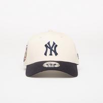 New Era 9FORTY MLB WS Patch New York Yankees Light Cream/ Navy - Dydis Universalus (60856257 Kitos kepurės)