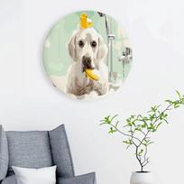 Tapyba pagal skaičius turas - Šuo vonios kambaryje 40 - Jūsų hobis
