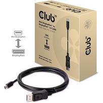 Club3D Mini DisplayPort to DisplayPort 1.4 HBR3 Cable, 2m CAC-1115